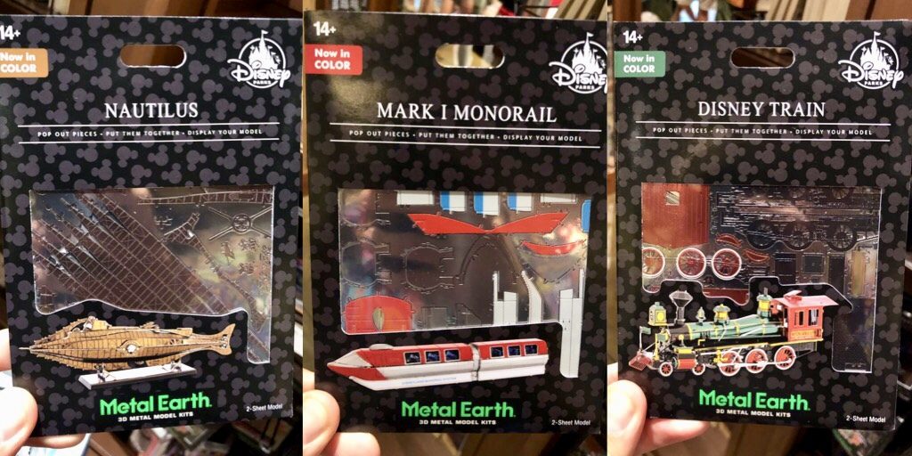 PHOTOS New Disney Parks Exclusive Metal Earth Model Kits