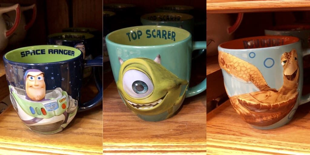 PHOTOS New Pixar Character Mugs Land at Atwater Ink and