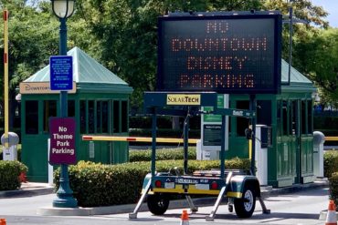 Downtown Disney District Stitch Lot Closed Guest Parking Now at Simba Lot Disneyland Resort