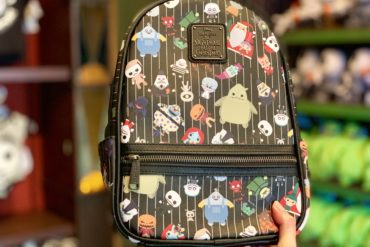 "The Nightmare Before Christmas" Loungefly Backpack Featuring Citizens of Halloween Town Disneyland Park