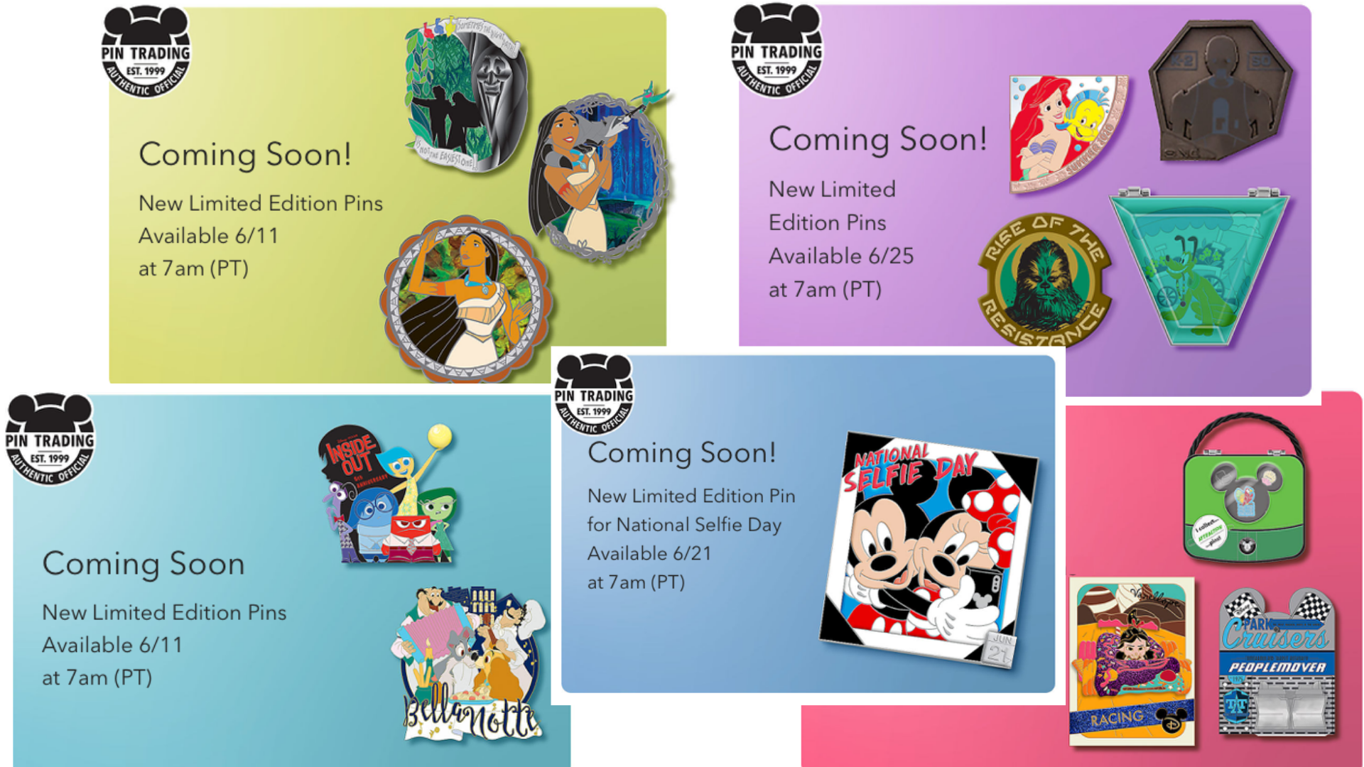 June 20 Disney Parks Pin Releases “Pocahontas” 20th Anniversary ...